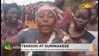 Residents clash with police after 85 year old landlady allegedly murdered by tenant(30-09-26)