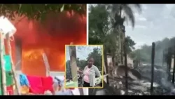Villa Mella: Incendio por fallo eléctrico deja sin hogar a familia en El Higüero
