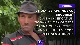 Cum a încercat un cioban să demonteze drona cu explozibil din Vaslui