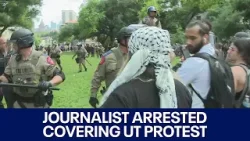 UT Austin Palestine protest: Austin journalist arrested while covering rally | FOX 7 Austin