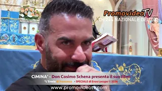 Ciminà(RC)-Presentazione libro di Don Cosimo Schena. 'L' eresia di Francesco.@promovideotv.