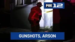 Gresham police investigate gunfire, suspected arson at apartment complex