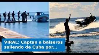 VIDEO: VIRAL: Migrants captured leaving Cuba from a Pinar del Río beach
