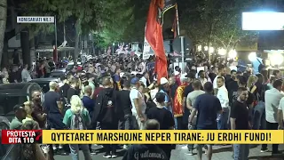 Protestuesit mbërrijnë te komisariati 1, thirrje në mbështetje të qytetarëve: Nuk jeni vetëm