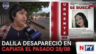 Dalila went missing in Capiatá on 08/28