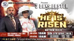 Присоединяйтесь к нам на трехдневное пасхальное богослужение | Тема: Он воскрес | С 3 по 5 апреля.
