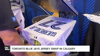 Toronto Blue Jays Jersey Swap in Calgary