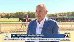 Live thoroughbred racing returns