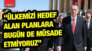 Cumhurbaşkanı Erdoğan Anıtkabir defterine böyle yazdı! "104 yıl önce olduğu gibi..."