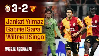 🎙️ Post-match comments from Jankat Yılmaz, Gabriel Sara, and Wilfried Singo #GSvGÖZ