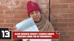 Alicia enfrenta cáncer y lesiones graves mientras lucha por su tratamiento