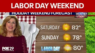Philadelphia weather: Labor Day Weekend forecast