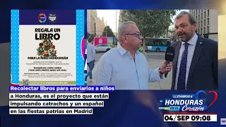 Hondureños en España impulsan proyecto para recolectar libros y enviarlos a niños en Honduras