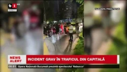 TRAFIC BLOCAT, incident grav în Capitală