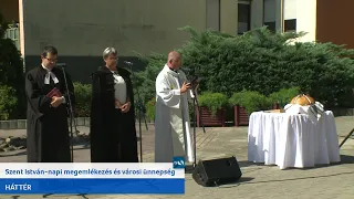 Háttér - Szent István-napi megemlékezés és városi ünnepség