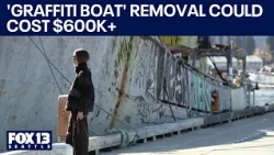 Ballard 'graffiti ship' removal could cost over $600K | FOX 13 Seattle