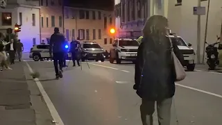 Grave incidente sull'Aurelia tra Nervi e Bogliasco, le immagini
