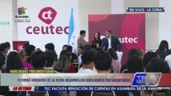 Futuros abogados de La Ceiba desarrollan habilidades parlamentarias