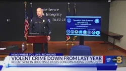 Richmond Police Department gives update on crime statistics for first quarter of 2024