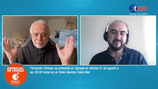 Fernando Ubiergo presenta su concierto “50 años no es nada” en Iquique (19.08.2026)