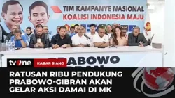 Aksi Damai Massa Prabowo-Gibran Direncanakan akan Dihadiri 100 Ribu Orang | Kabar Siang tvOne