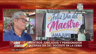 Maestros jubilados y pensionados celebran Día del Docente en La Ceiba 👩‍🏫
