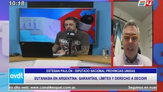 08/26/18 ESTEBAN PAULÓN: NATIONAL DEPUTY PUSHES FOR EUTHANASIA LAW IN ARGENTINA