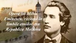 Omagiu lui Mihai Eminescu. Reprezentanții etniilor din Republica Moldova recită din opera poetului