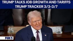 President Trump talks job growth, crypto opportunities, Canada and Mexico tariffs | Trump Tracker