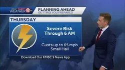 Scattered showers and thunderstorms will impact your morning routine
