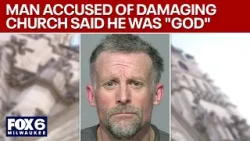 Церковь Джезу в Маркетте повреждена, мужчине предъявлено обвинение | FOX6 News Milwaukee