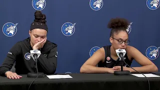 Lynx coach, player speak after loss against New York Liberty