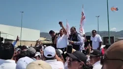 Marchan maestros del SNTE en Chilpancingo sobre la Autopista del Sol