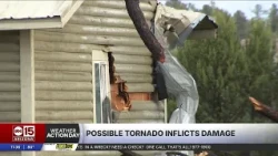 Cleanup after possible tornado in Heber-Overgaard