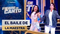 ¡LOS MEJORES PASOS! 💃 La maestra Verónica Villarroel bailó al ritmo de la cumbia - Fiebre de Canto