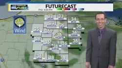 Warmer, and windy, Friday