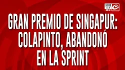 Singapore Grand Prix: Franco Colapinto retired from the sprint