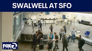RAW: Video at SFO shows FBI confronting Eric Swalwell  | KTVU