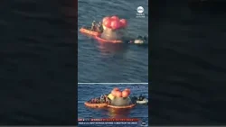 Экипаж миссии «Артемида II» успешно приводнился в Тихом океане.