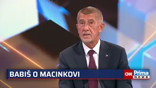 Babiš: Macinkův rozhovor s falešným Pauknerem mi nepřijde normální. Policisté za nic nemohou