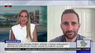 Országgyűlési képviselőként erősíti a Fidesz parlamenti képviselőcsoportját Palóc André - HírTV