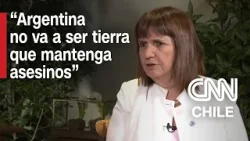 Patricia Bullrich anuncia gestión para que Galvarino Apablaza deje de ser refugiado político
