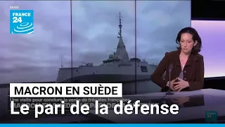 Macron en Suède : une visite pour conclure la vente de frégates françaises • FRANCE 24