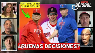 RED SOX y METS PREMIAN a sus managers interinos. Mattingly NO se quedará en Phillies | ESPN Beisbol