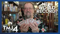 Craziest collection ever | He has 138,000 of the same Magic The Gathering card