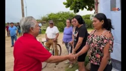 Juan Carlos Aguilar begins expansion of the electrical grid in Llano Real, Benito Juárez, Guerrero