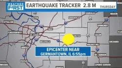 2.8 magnitude earthquake felt across the Metro East area