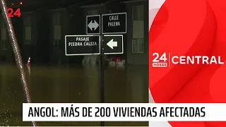 More than 200 homes affected by flooding in Angol | 24 Horas TVN Chile