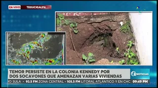 “The hole is getting bigger”: Fear persists over two sinkholes in the Kennedy neighborhood.
