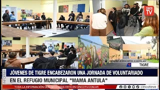 CINCO TV - “MAMA ANTULA” SHELTER HOSTS A NEW DAY OF VOLUNTEERING WITH YOUTH FROM TIGRE